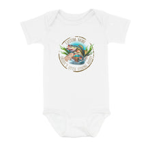 Load image into Gallery viewer, Personalized Largemouth Bass Infant Fishing Shirts, Daddy's Little Fishing Buddy Bass Baby Onesie NQS8280