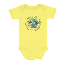 Load image into Gallery viewer, Personalized Largemouth Bass Infant Fishing Shirts, Daddy's Little Fishing Buddy Bass Baby Onesie NQS8280