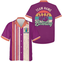 Load image into Gallery viewer, Custom Retro Bowling Shirts For Men And Women, Custom Bowling Team Shirts A73