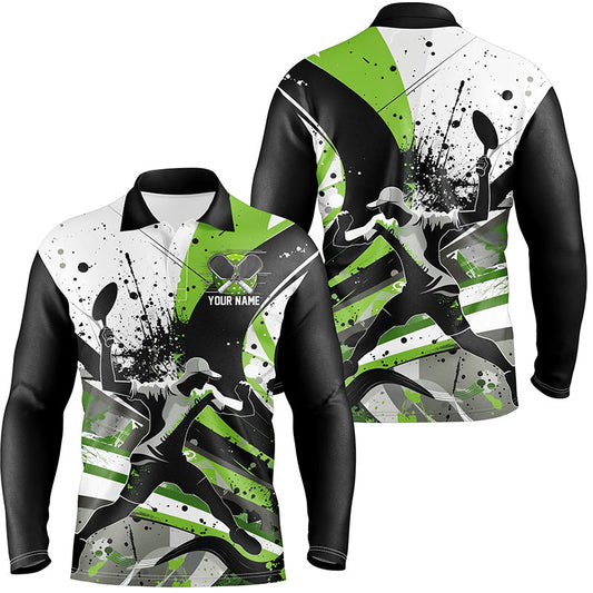 Custom Pickleball Shirts For Men, Men'S Pickleball Outfits Personalized Pickleball Gifts | Green IPHW6928