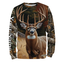 Load image into Gallery viewer, Deer Hunting Camo Customize Name 3D All Over Printed Shirts Personalized gift For Adult And Kid NQS720