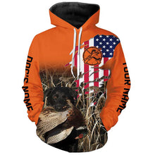 Load image into Gallery viewer, Pheasant Hunting Custom Orange Shirts for Hunters, Pheasant Hunting with Dogs Shirt FSD4532