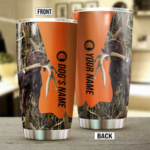 Load image into Gallery viewer, Boykin Spaniel Birds & Deer shed Hunting Dog Custom name Stainless Steel Tumbler Cup FSD4323