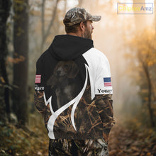 Load image into Gallery viewer, Personalized Rabbit Hunting Beagle Dog American Flag Details Camo 3D Shirts, Rabbit Hunting Gifts NBT216