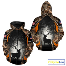 Load image into Gallery viewer, Deer Hunting Fall Forest Camo 3D All Over Printed Shirts, Deer Hunting Season, Hunting Clothes NBT233