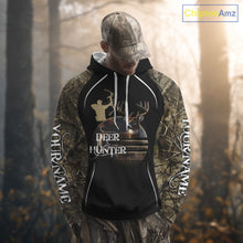 Load image into Gallery viewer, Deer Bow Hunting Camouflage Custom Name Shirts, Personalized Deer Hunting Clothes, Hunting Gifts NBT88