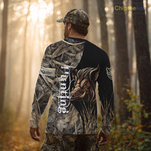Load image into Gallery viewer, Beautiful Wild Boar Hunting Grass Camo Shirts for Hunters, Boar Hunting Clothing, Hunting Gifts NBT209