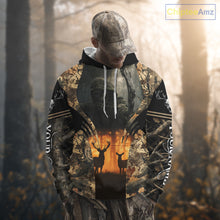 Load image into Gallery viewer, Best Deer Hunting Camo Grim Reaper Shirts - Deer Hunting Clothes, Big Game Hunting Gifts for Men NBT49