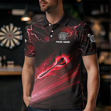 Load image into Gallery viewer, Red Thunder Lightning Custom Cobra Snake Men Dart Shirts Best Dart Jerseys Dart Team Shirts TDM3394