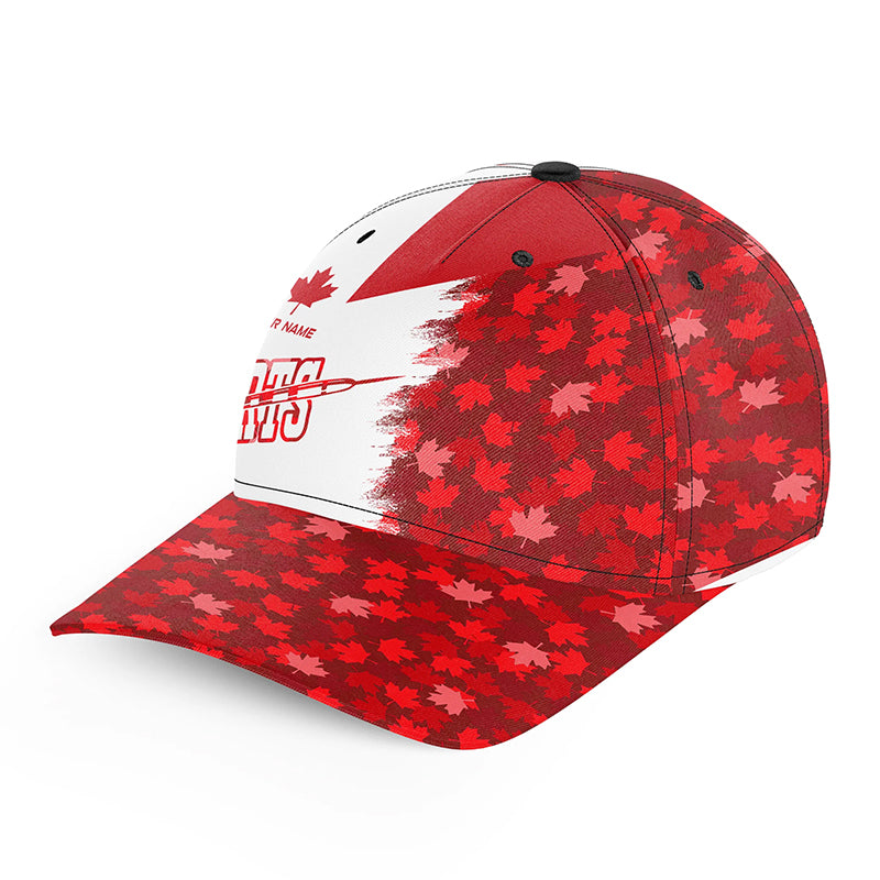 Personalized Darts Canada Flag Vintage Darts Cap, Patriotic Darts Hat Gifts For Darts Lovers TDM1631