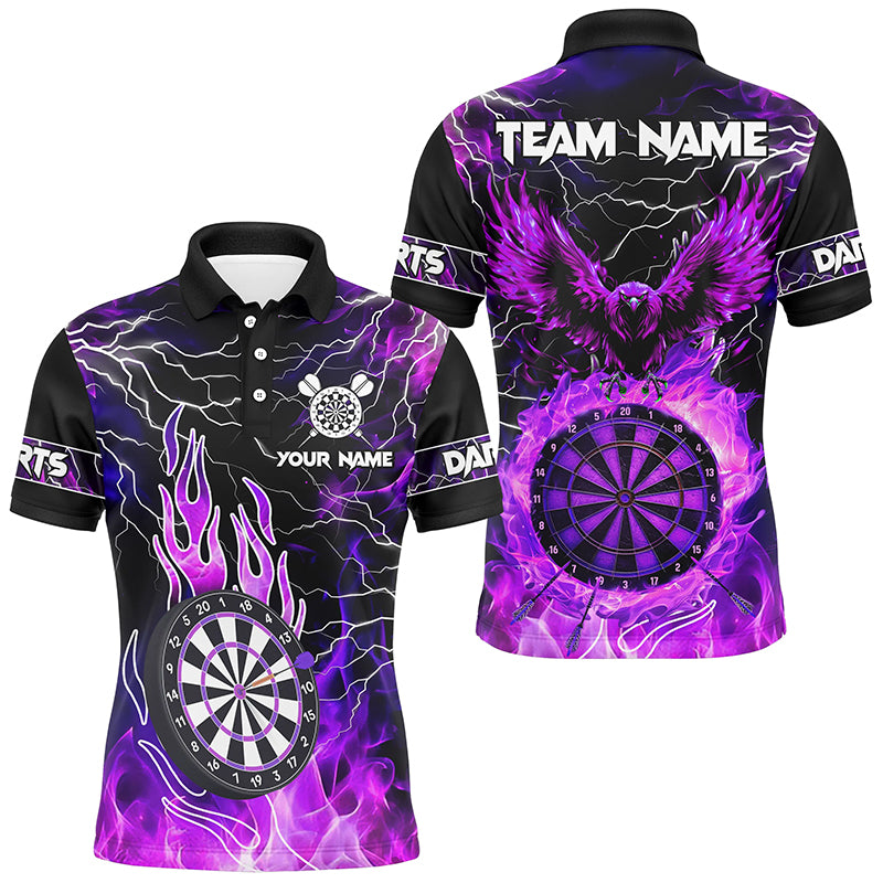 Personalized Funny Dart Polo Shirts For Men Women Custom Dart Team Jerseys, Best Dart Gifts