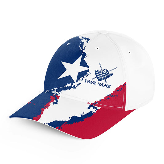 Personalized Billiard Pool Texas Flag Hats For Player Custom Patriotic Baseball Billiard Caps TDM1688