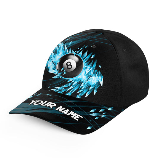 3D Frozen Ice Custom Billiard Baseball Caps For Men Women Player, Personalized Top Hat Billiard TDM1707