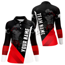 Load image into Gallery viewer, Custom Red Golf Polo Shirts for Men and Women's Matching Golf Shirts for Golfer MMG57