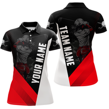 Load image into Gallery viewer, Custom Red Golf Polo Shirts for Men and Women's Matching Golf Shirts for Golfer MMG57