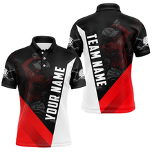 Load image into Gallery viewer, Custom Red Golf Polo Shirts for Men and Women's Matching Golf Shirts for Golfer MMG57
