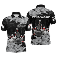 Load image into Gallery viewer, Bowling Shirt Bowling Jersey for Men Custom Bowling Gifts for Men Team with Name Polo & 1/4 Zip HNT16