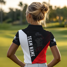 Load image into Gallery viewer, Custom Red Golf Polo Shirts for Men and Women's Matching Golf Shirts for Golfer MMG57