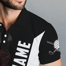 Load image into Gallery viewer, Custom Red Golf Polo Shirts for Men and Women's Matching Golf Shirts for Golfer MMG57