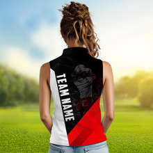 Load image into Gallery viewer, Custom Red Golf Polo Shirts for Men and Women's Matching Golf Shirts for Golfer MMG57