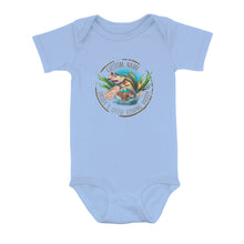 Load image into Gallery viewer, Personalized Largemouth Bass Infant Fishing Shirts, Daddy's Little Fishing Buddy Bass Baby Onesie NQS8280