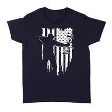 Load image into Gallery viewer, American flag bow hunting Shirts For Men Women Bow Hunter Women's T-shirt - NQSD252