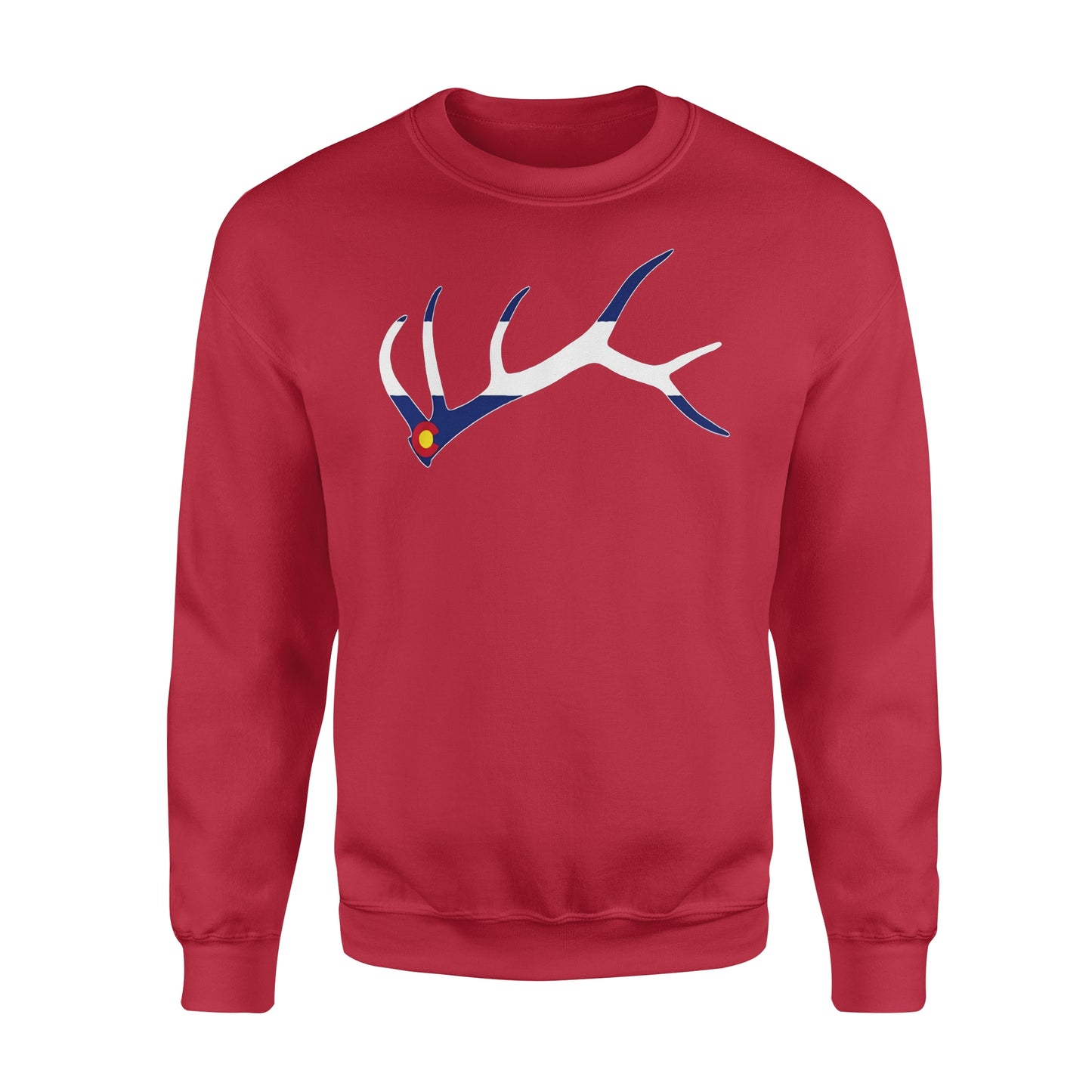 Colorado elk hunting horn NQS1114 D03 - Standard Crew Neck Sweatshirt
