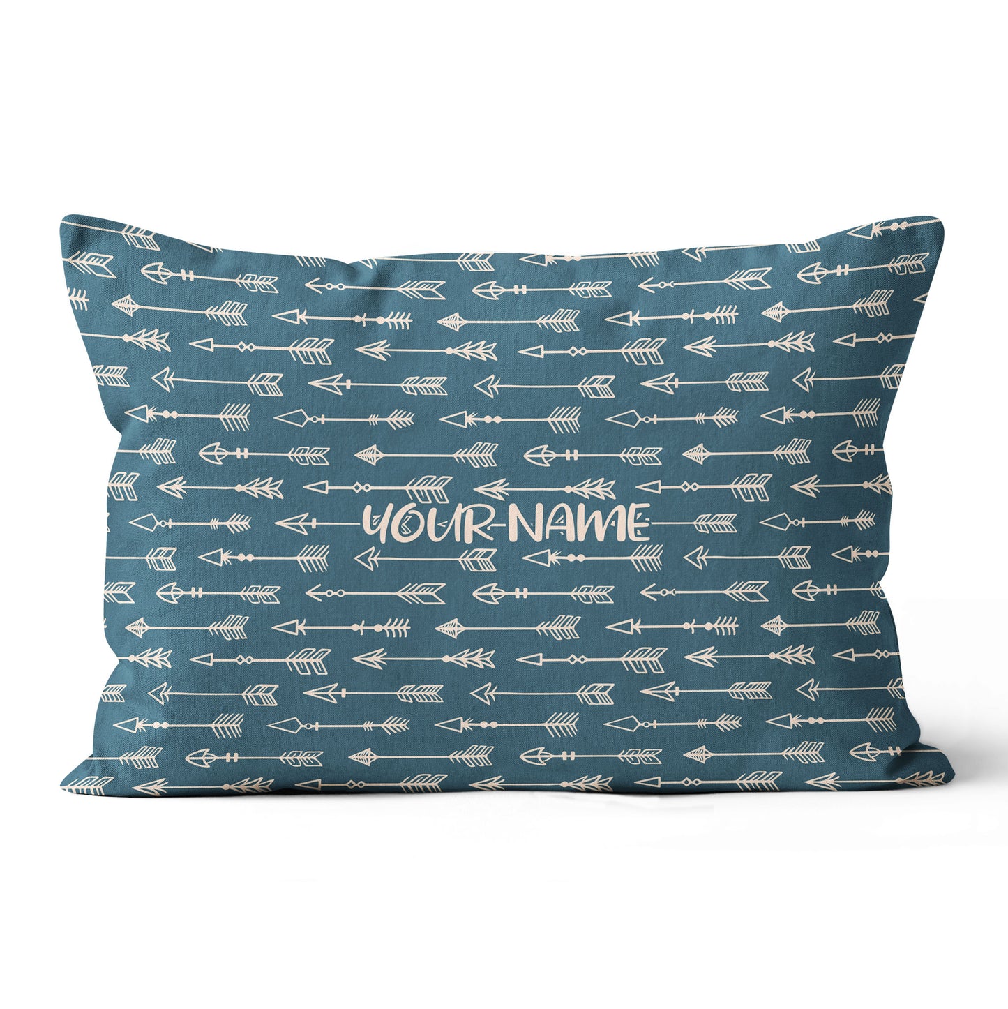 Personalized Blue Arrow Archery Pillow Custom Throw Pillow Archery Gifts VHM0836