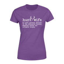 Load image into Gallery viewer, Hunter's Wife Definition Funny Hunting T-shirt Gift - FSD413