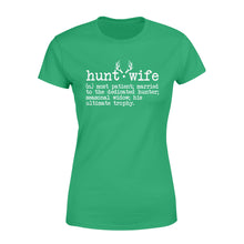 Load image into Gallery viewer, Hunter's Wife Definition Funny Hunting T-shirt Gift - FSD413