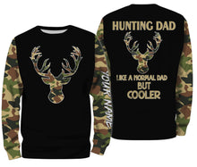 Load image into Gallery viewer, Father's Day Gift Ideas For Hunting Dad - "Like A Normal Dad But Cooler" 3D Printing Customize Name Shirts - FSD59