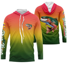 Load image into Gallery viewer, Trout fly fishing custom name with funny Trout ChipteeAmz's art UV protection shirts AT010