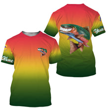 Load image into Gallery viewer, Trout fly fishing custom name with funny Trout ChipteeAmz's art UV protection shirts AT010