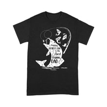 Load image into Gallery viewer, Fishing gifts for dad Happy Father's day to the best fishing Dad custom Name funny dad fishing Standard T-shirt FSD1903D06