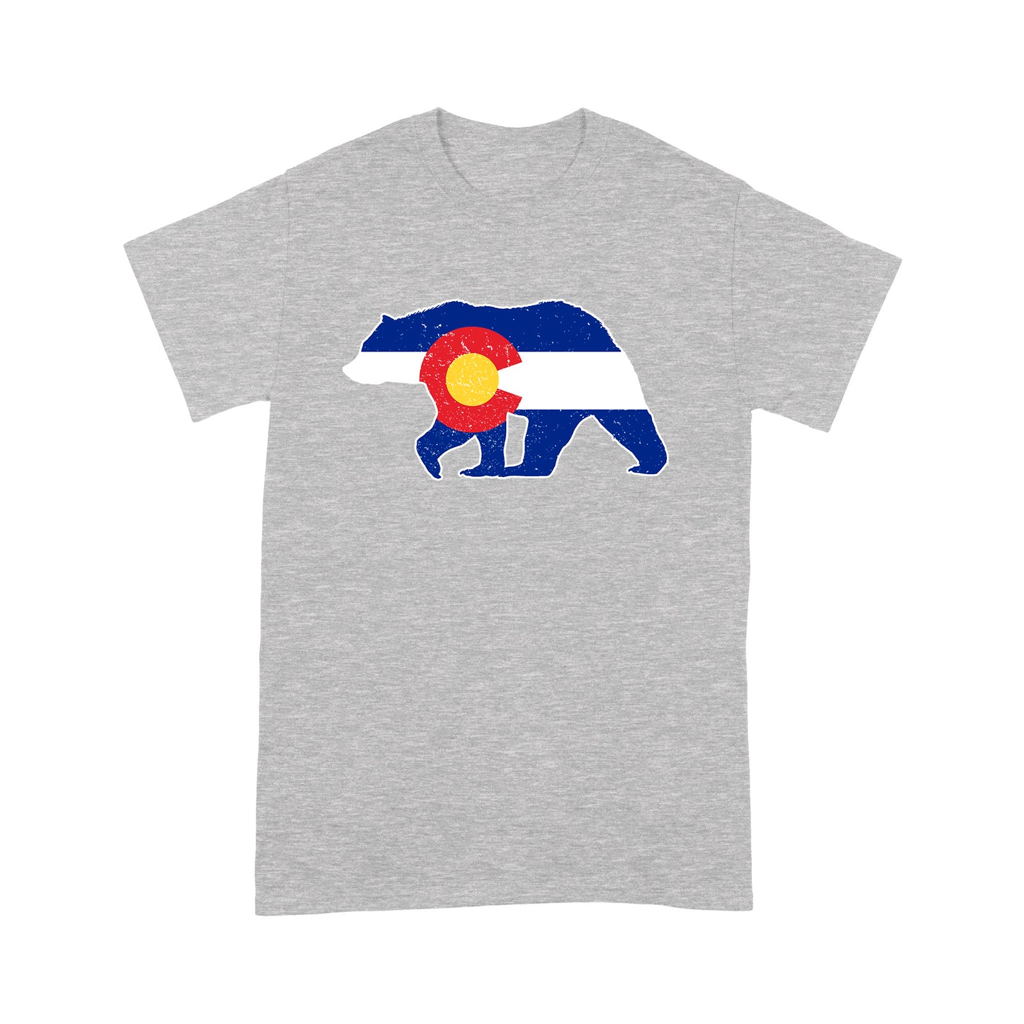 Colorado bear hunting T Shirts, CO State Flag Bear Hunter - NQSD233