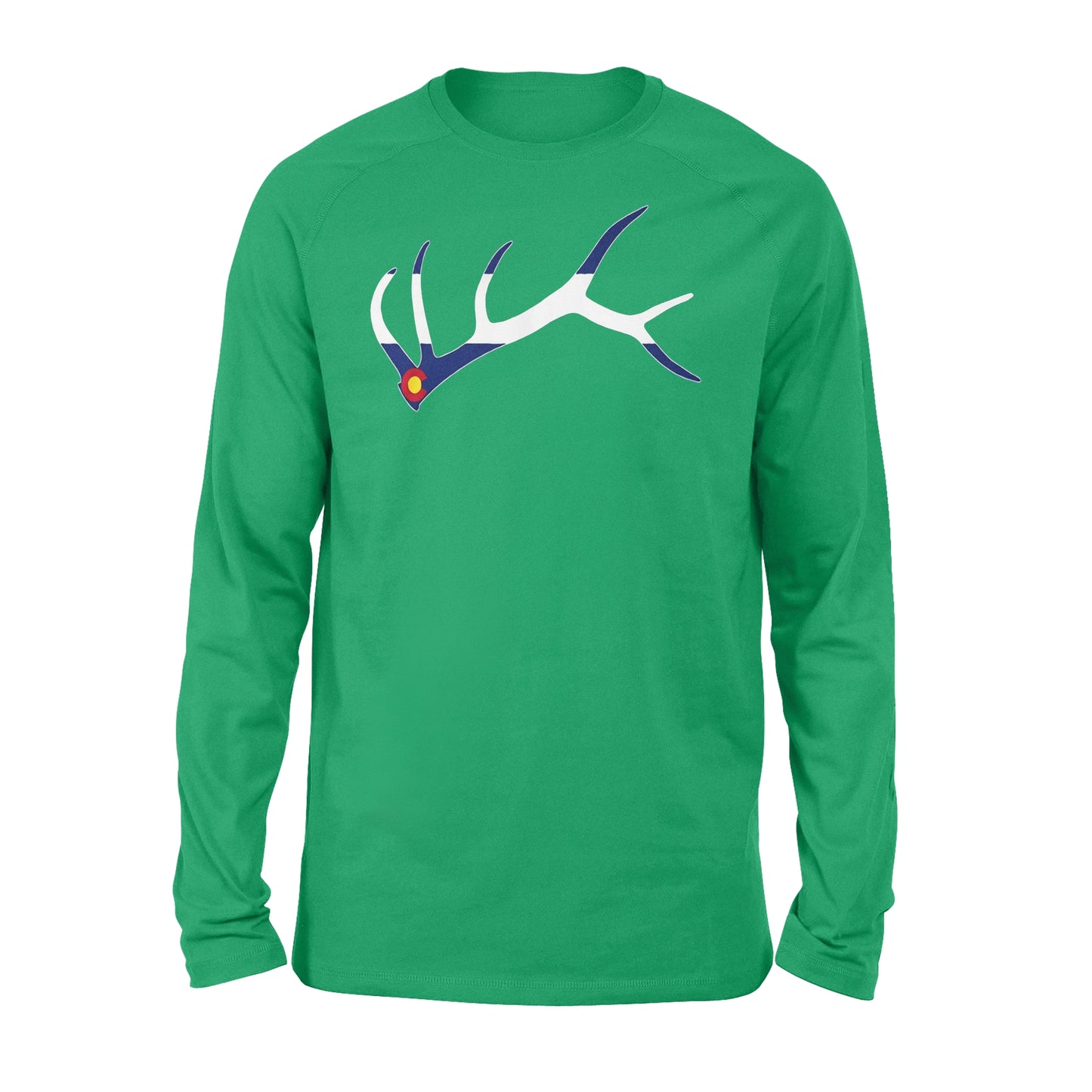 Colorado elk hunting horn NQS1114 D03 - Standard Long Sleeve