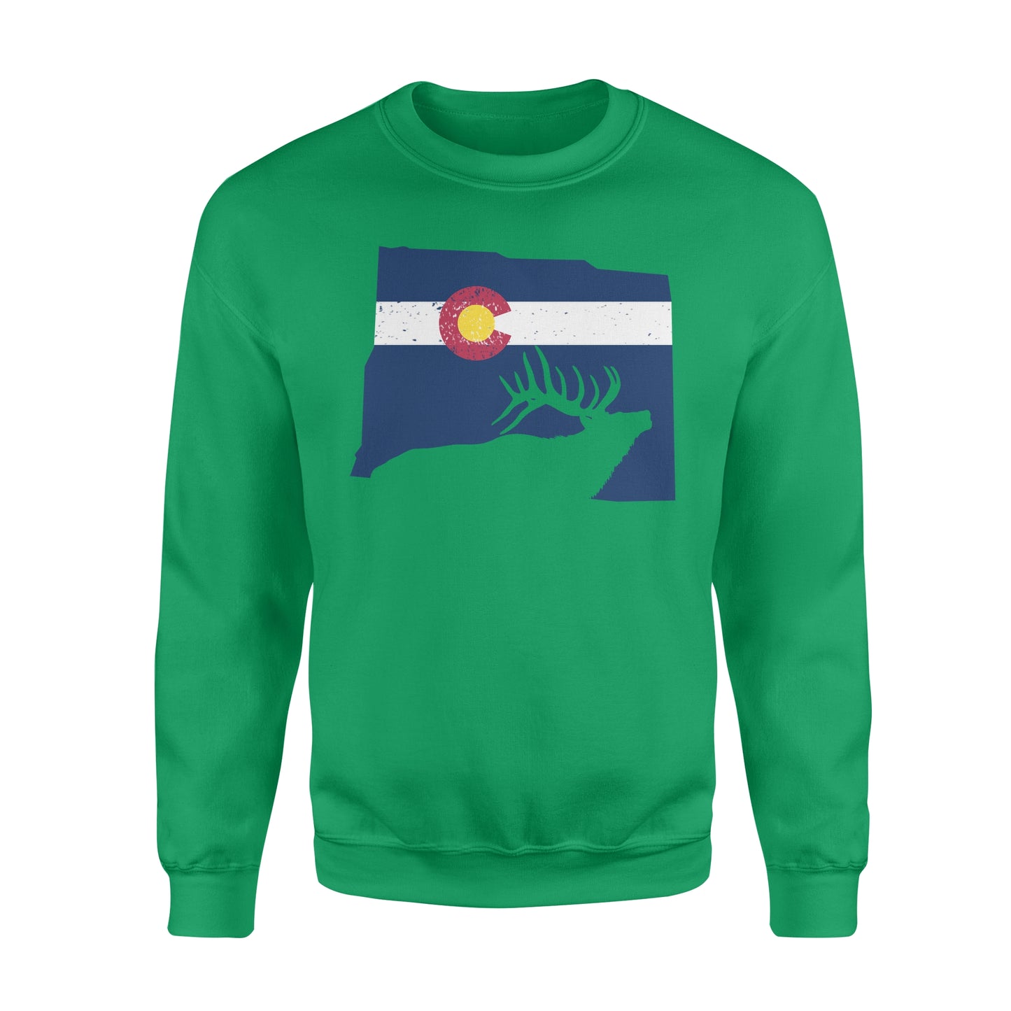 Colorado Elk Hunting, Colorado Elk Hunter, Elk Hunt, Elk Hunting Gift Essential Standard Crew Neck Sweatshirt - NQSD234