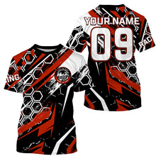 Load image into Gallery viewer, Custom extreme Motocross racing jersey adult&kid UPF30+ biker Live To Ride off-road red MX shirt PDT241
