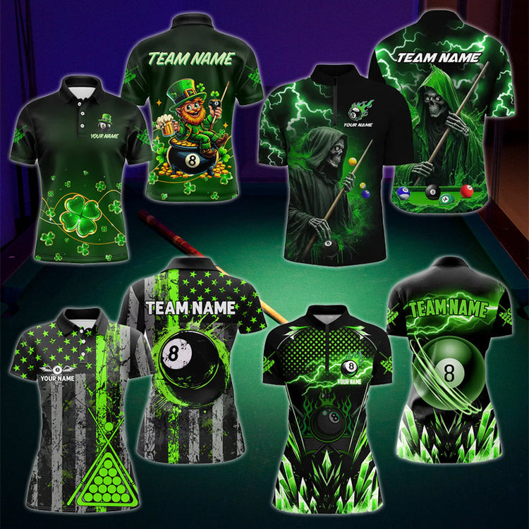 Green Billiard Shirts
