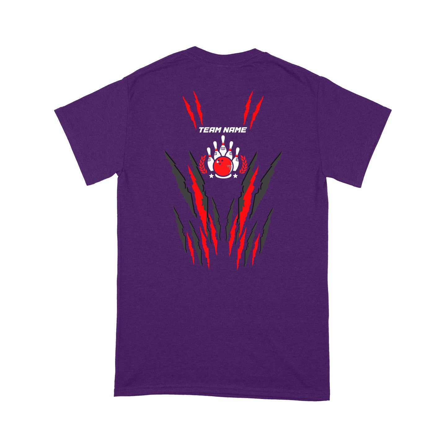 Flame Bowling Custom Name and Team Name Bowling T-Shirt, Gift For Bowlers D02 NQS9900