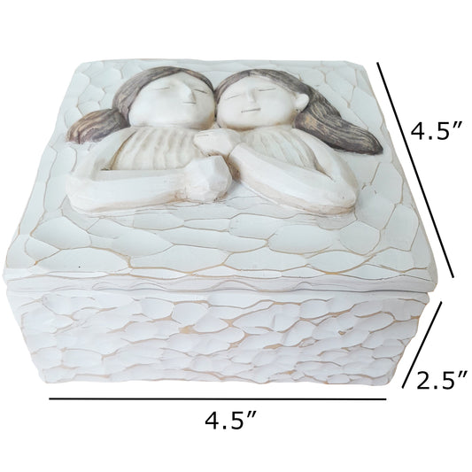 Sisters Keepsake Box Sisters Gifts from Sister, Sister Birthday Christmas Valentine gifts TNK6