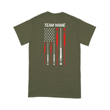 Load image into Gallery viewer, Patriotic American Flag Billiard T-Shirts Custom 8 Ball Pool Team Shirts For Players TDM3917