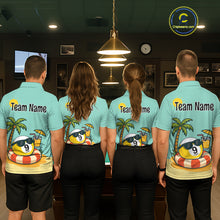Load image into Gallery viewer, Custom Funny 9 Ball Billiard Shirts for Women Summer Billiard Jersey Polo &amp; 1/4 Zip Pool Shirt BHT25
