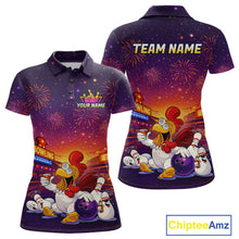 Load image into Gallery viewer, Custom Funny Kitchen Bowling Team Shirt for Women Bowling Jersey Polo &amp; Quarter-Zip Bowling Outfit QZT885