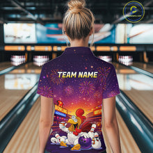 Load image into Gallery viewer, Custom Funny Kitchen Bowling Team Shirt for Women Bowling Jersey Polo &amp; Quarter-Zip Bowling Outfit QZT885