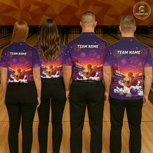 Load image into Gallery viewer, Custom Funny Kitchen Bowling Team Shirt for Women Bowling Jersey Polo &amp; Quarter-Zip Bowling Outfit QZT885