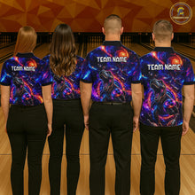 Load image into Gallery viewer, Galaxy Funny Bowling Shirt for Women Custom Bowling League Jersey Polo &amp; Quartr-Zip QZT1022