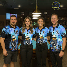 Load image into Gallery viewer, Custom Funny Duck Billiard Shirt for Women 8 Ball Billiard Team Jersey Pool Shirt Unisex BHT21