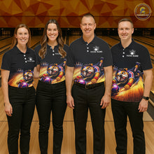 Load image into Gallery viewer, Funny Bulldog Bowling Shirt for Team Custom Polo &amp; 1/4 Zip Bowling Jersey for Men QZT913