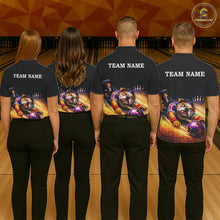 Load image into Gallery viewer, Funny Bulldog Bowling Shirt for Team Custom Polo &amp; 1/4 Zip Bowling Jersey for Men QZT913